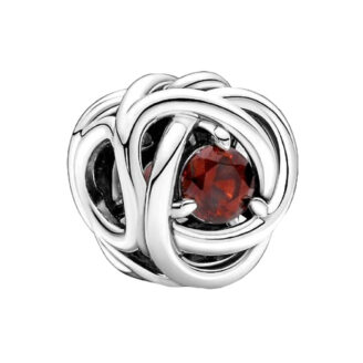 Сребърен талисман Януари