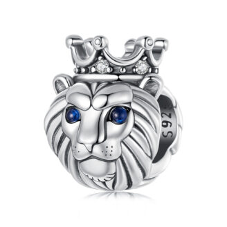 Сребърен талисман Лъв