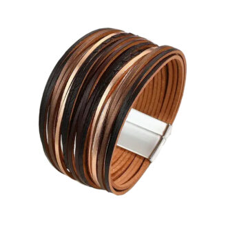 Кожена гривна Bohema Leather Black