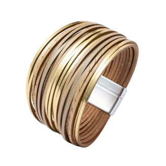 Кожена гривна Bohema Leather Khaki