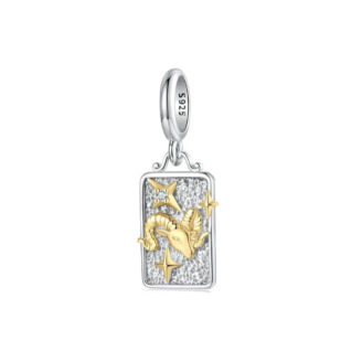 Сребърен талисман Овен