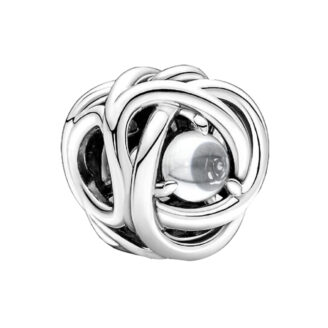 Сребърен талисман Април